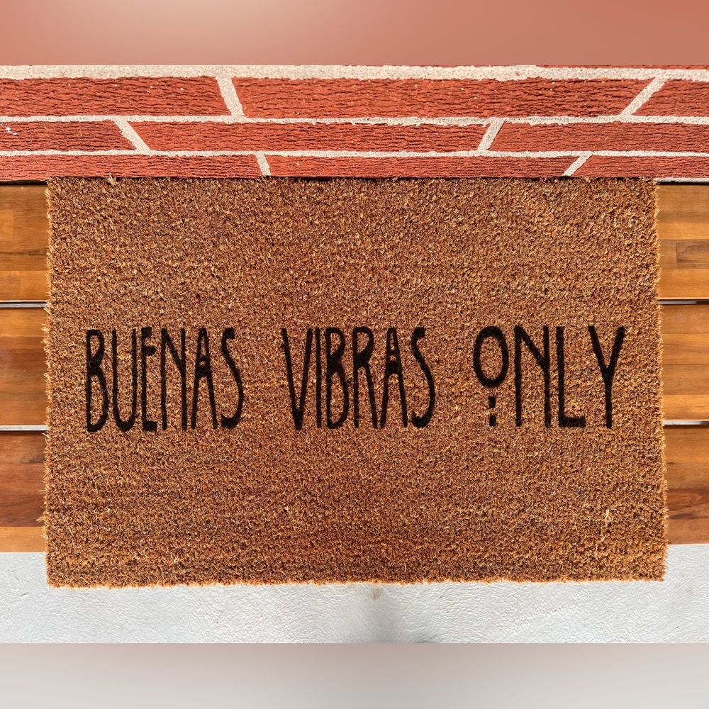 Coir Doormat - Buenas Vibras Only